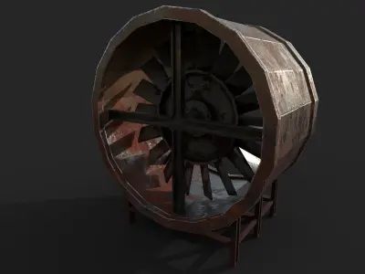subway fan 3D model