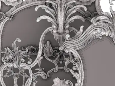 george 2 mirror set 3D model