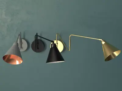 Game Wall Lamp M 3D model