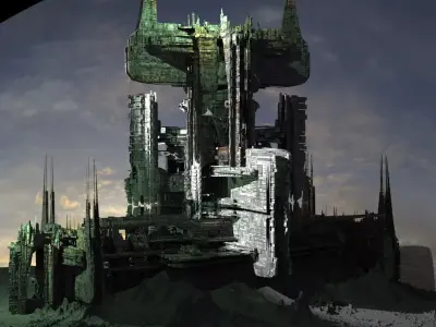 Odins hammer fortress  3D model