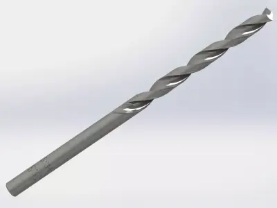 Drill Bit 3D model get