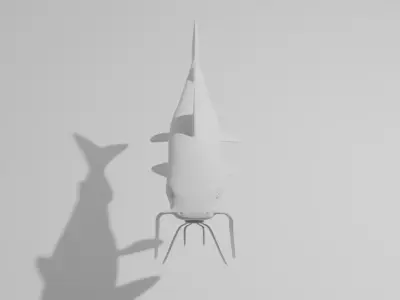 Lau Lau Fish Base Mesh Low-poly 3D model