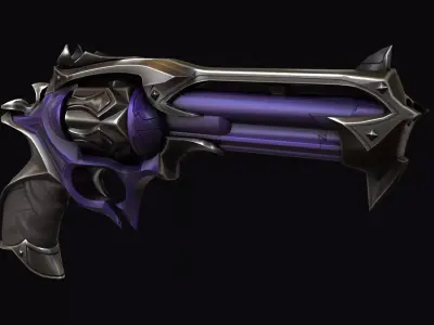 Reaver Sheriff Valorant Low-poly 3D model