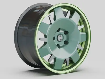 rims bean wheel auto moto garage tuning  3D model