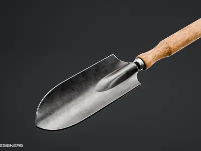 Garden Hand Trowel - Gardening Tool 3D model