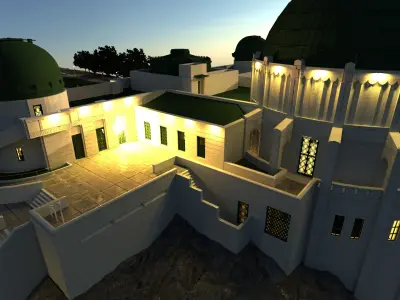 Griffith Observatory 3D model purchase