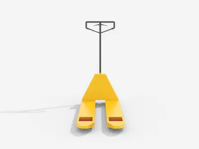 Hand Pallet Truck - Trans Pallet Low-poly 3D model
