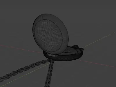 Stylised Pocket Watch  3D model