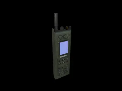 Radio Pack 1  Low-poly 3D model