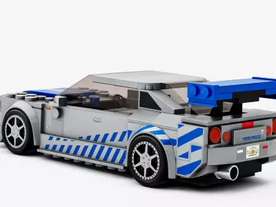 Speed Sports Toy Car 3D model