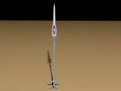 Magic spear Free 3D model