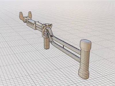 Kalishna-Crutch AK-Hurty7  3D model