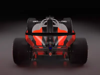 2026 Audi F1 Showcar plus Photoshop files 3D model