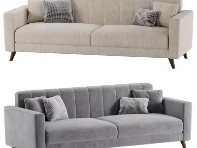 LOFT Triple Storage sofa 3D model