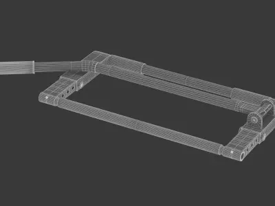 Garage Motorcycle Two Arm Centre Stand 3D model