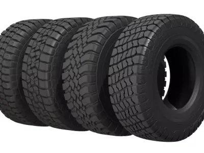 Generic off-road Tire pack  3D model