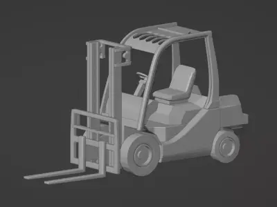 Forklift Free 3D model purchase