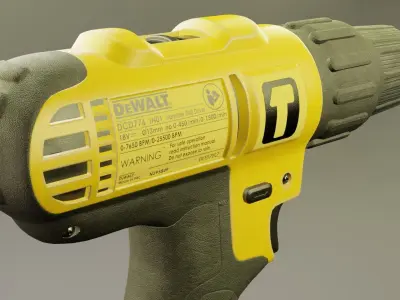 Drill Model electric 3D model