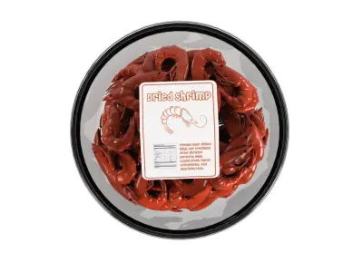 Dried fish and seafood Dried Shrimp 3D model