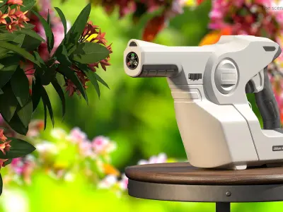 Electrostatic Disinfectant Sprayer Gun 3D model