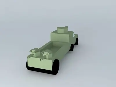 gunning truck Free 3D model
