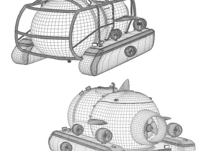 Mini Submarine 3D model