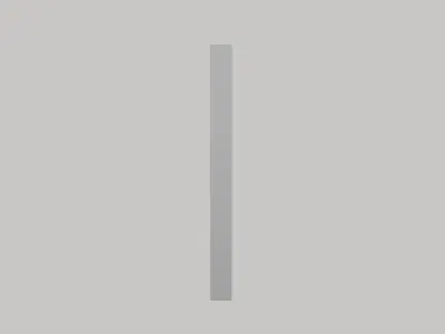 Basic Street Light Poster - Geometry Only No Textures 3D model
