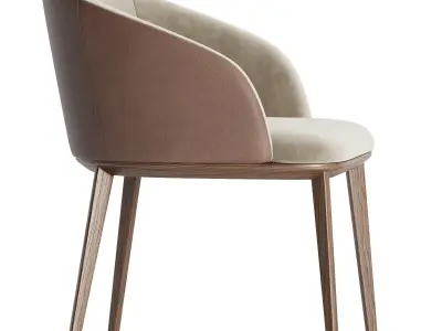 TARANTO dining chair set 3D model