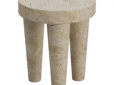 Tribute Stool Small Low-poly 3D model