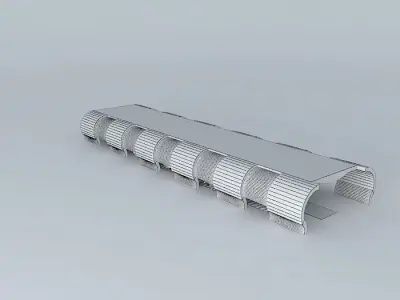 kids train station Free 3D model