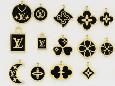 collection symbol 25 part big and small 3D print model