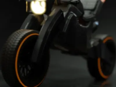 The Thuner - a bike model  Free 3D model