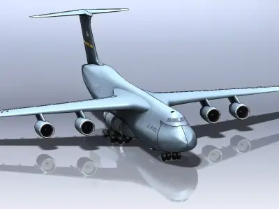 Lockheed C-5M Galaxy 3D model