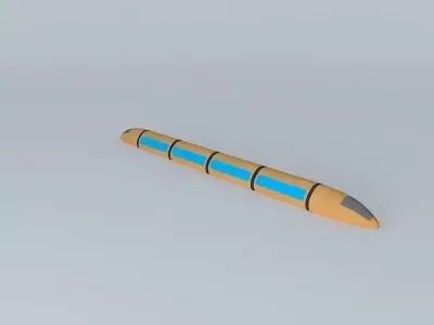 Royal Rail Torpedo Free 3D model