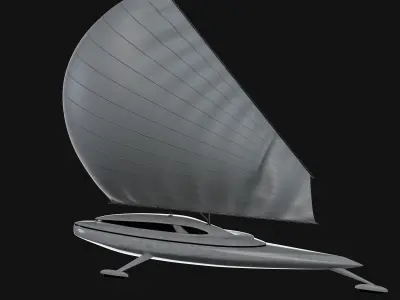 Iceboat 3D model get