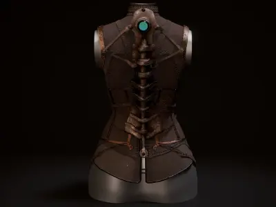  Stylized Steampunk Corset 