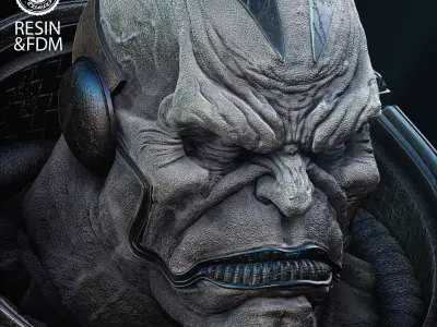 Wicked Marvel Apocalypse Portrait Bust Tested for 3D Printing 3D print model