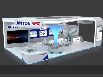 Exhibition - Area - 9X15-3DMAX2012-05 3D model