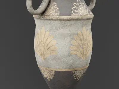 Ancient Golden Urn  3D model