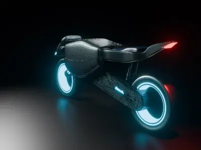 Cyberpunk Bike 3D model