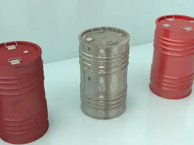 Oil Barrel 3D model buy