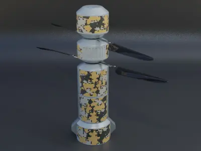 Loitering Ammunition Panzerabwehrdrone  3D model