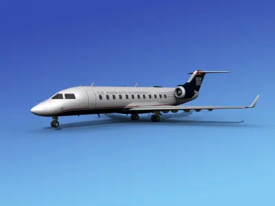 Canadair CRJ200 US Air Express 3D model