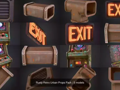 Rusty Retro Urban Props Pack purchase