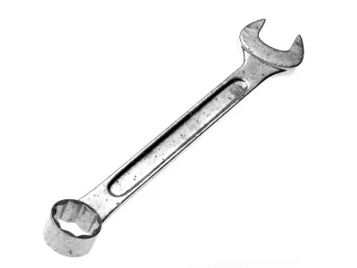 Combination Spanner Set 3D model