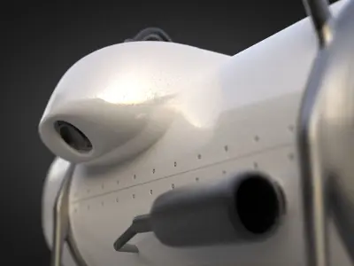 Titan Ocean Gate 3D Model Free 3D model