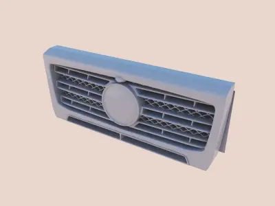 Mercedes  car   radiator  lumma  3D model