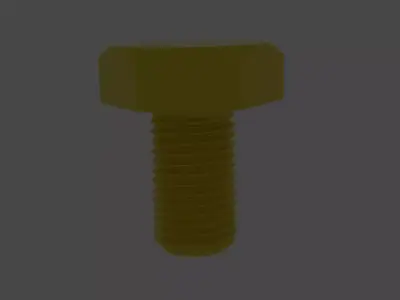 bolt can be uses too Low-poly 3D model