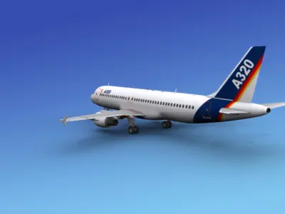 Airbus A320 1 3D model