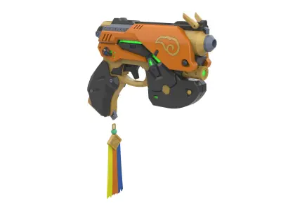  DVa Blaster Palaquin Skin - Overwatch - Commercial - STL 3D print model